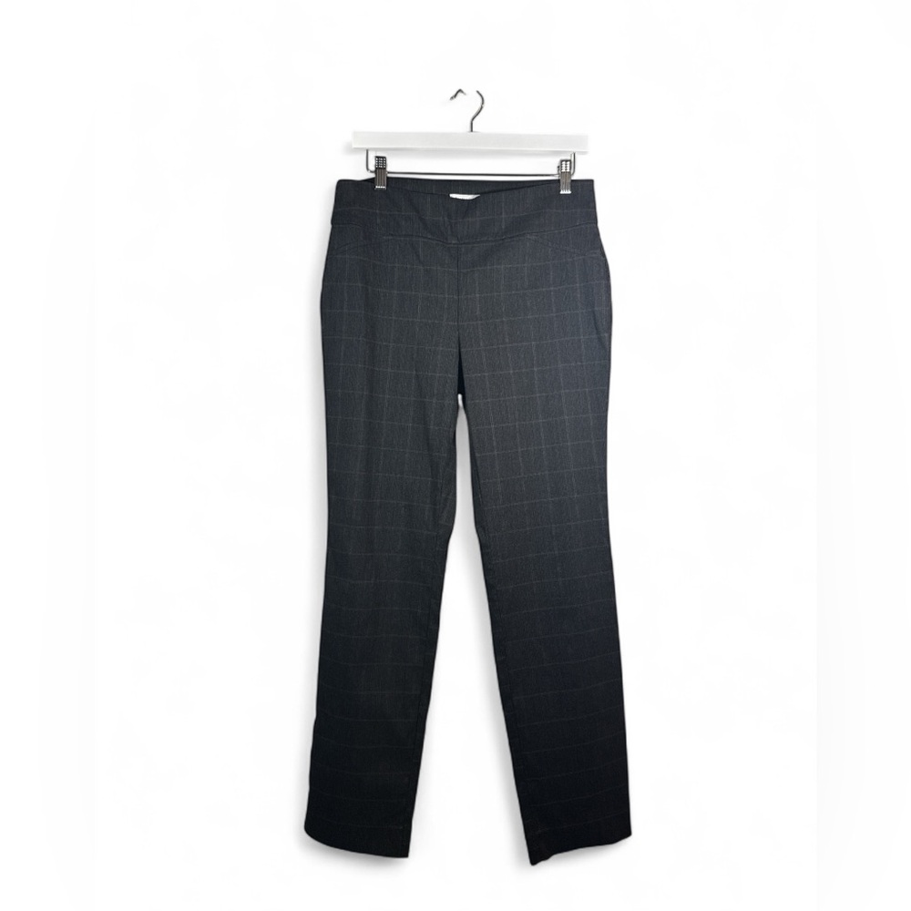Charter Club Gray Straight‎ Leg Pants Professional Style